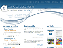 Tablet Screenshot of agwebsolutions.co.in